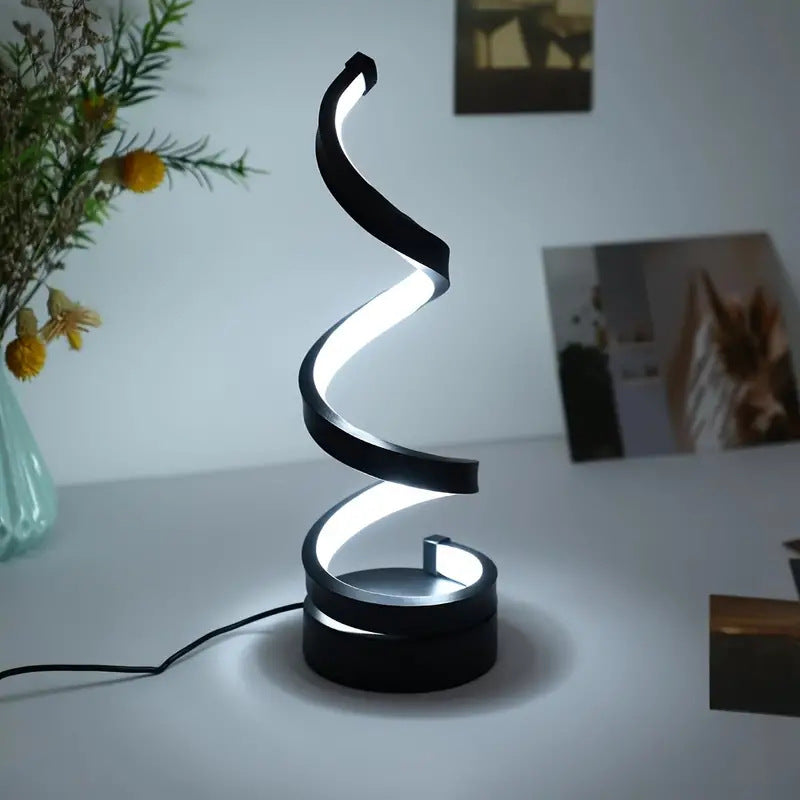 Luminária de Mesa em Espiral