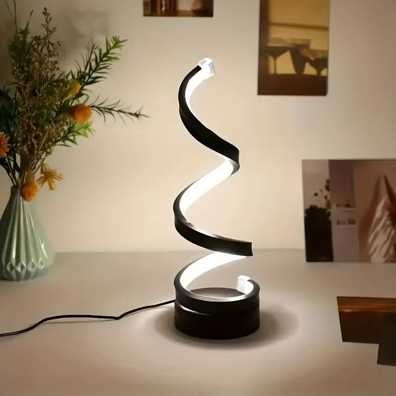 Luminária de Mesa em Espiral